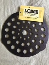 Lodge Cast Iron Trivet Meat Rack Black Dutch Oven Skillet LBDOT3 New F4773