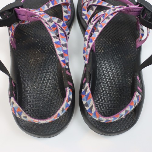 Sandalias deportivas clásicas para mujer Chaco, talla 9 ZX/2, punta de doble correa, lazo - Imagen 4 de 8