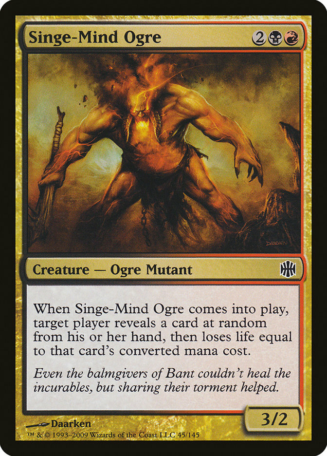 FOIL Singe-Mind Ogre | MtG Magic Alara Reborn | English