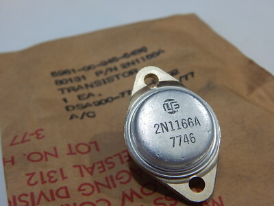 LTE 2N1166A PNP GERMANIUM AUDIO AMP TO-3 6961-00-945-5436 NTE179 FAST SHIPPING