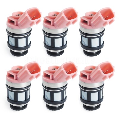 6x Fuel Injectors 166001800 For 1996-2004 Nissan Frontier Pathfinder Xterra 3.3L
