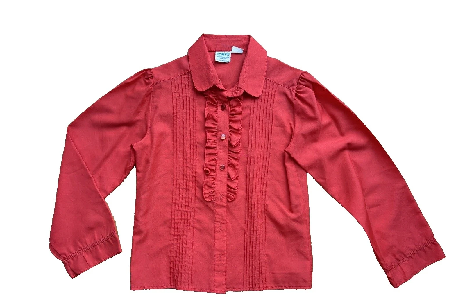 Blusas Vintage de poliéster de chicas para niños