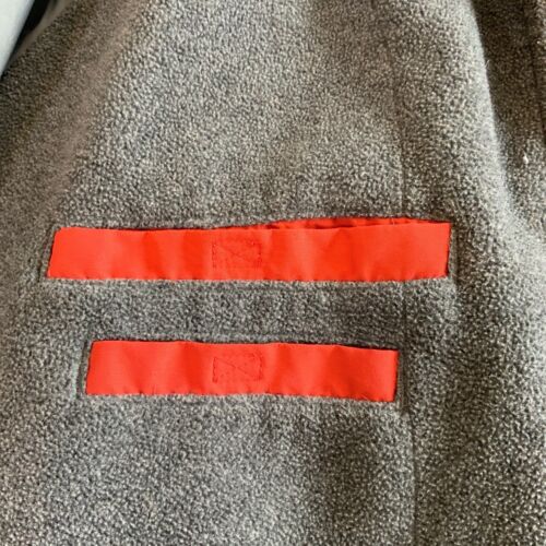 Lands' End Orange Full Zip Stand Collar Elastic Cuffs Jacket XL Preppy Gorpcore - Picture 9 of 14