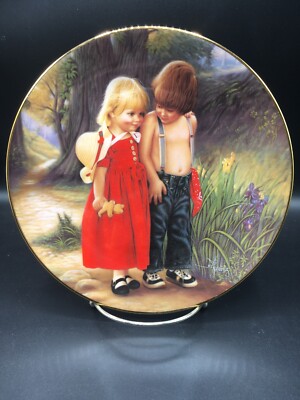 Me And My Friend First Issue In Reflections Of Innocence Collector Plate ~