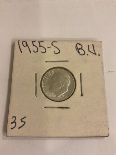 1955 S Roosevelt Dime - Uncirculated BU