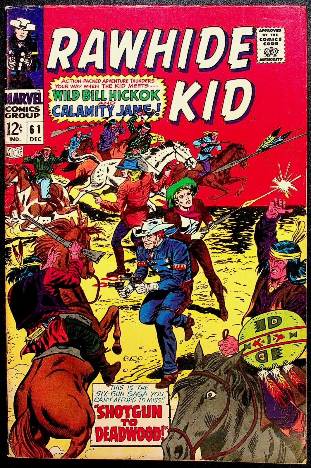 Rawhide Kid #61 Marvel Comics 1967 VG-FN (5.0)