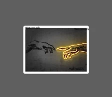 Creation Sticker Neon Life God Waterproof