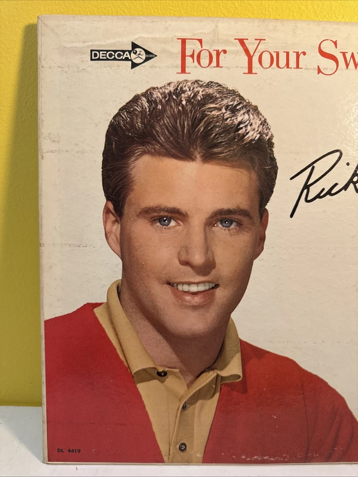 RICKY NELSON. "For Your Sweet Love". ORIGINAL US ISSUE.BLACK DECCA. DL 4419 - Image 2 of 4