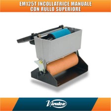 INCOLLATRICE MANUALE CON RULLO SUPERIORE VIRUTEX EM125T ★GARANZIA ITALIA VIRUTEX