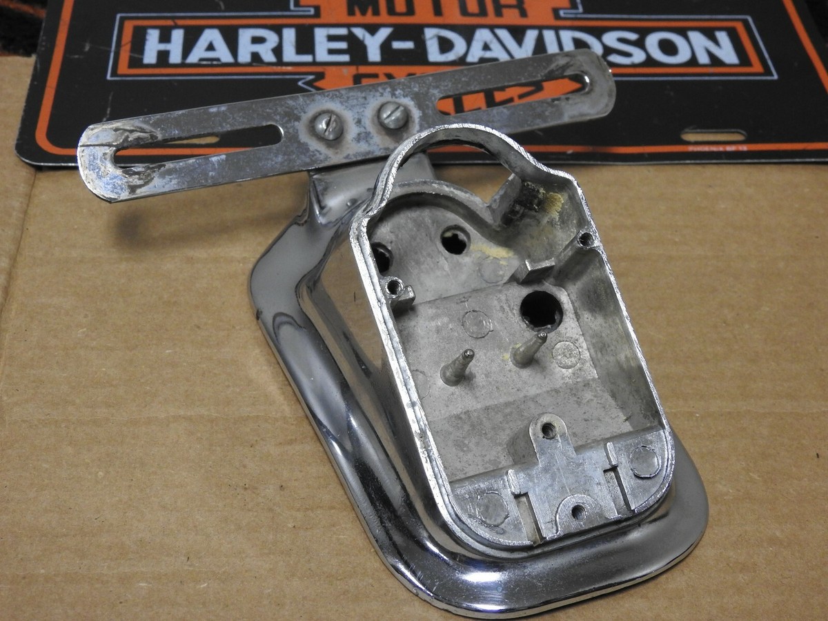 Custom Tombstone Tail Light JC Liang Shovelhead Ironhead Harley