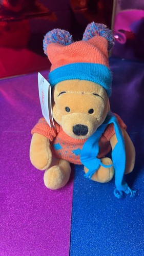 Job Lot • Winnie The Pooh Disney Store Plush Beanies Dressed Up • With Tag •x 17 - Picture 10 of 21