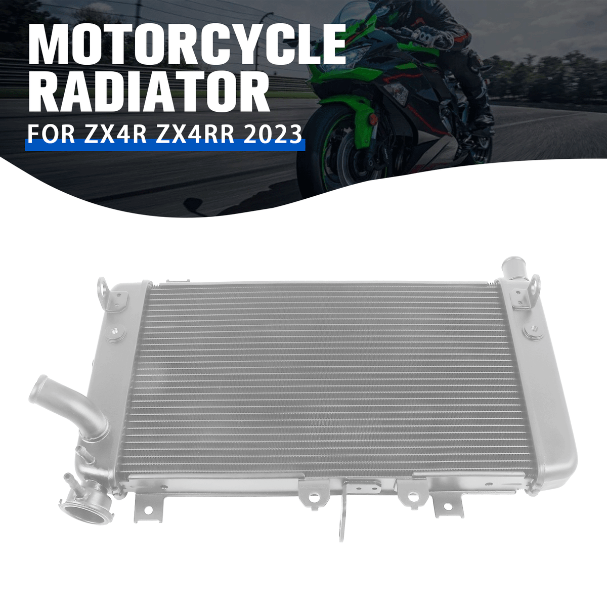 Radiator Engine Cooling Fits For Kawasaki Ninja ZX-4R ZX-4RR 2023