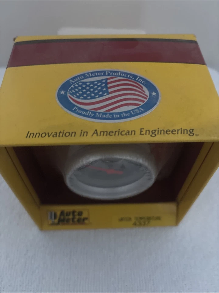 Auto Meter 4337 Ultra Lite Electric Water Temperature Gauge Temp 100 - 250 Deg - Image 3 of 4