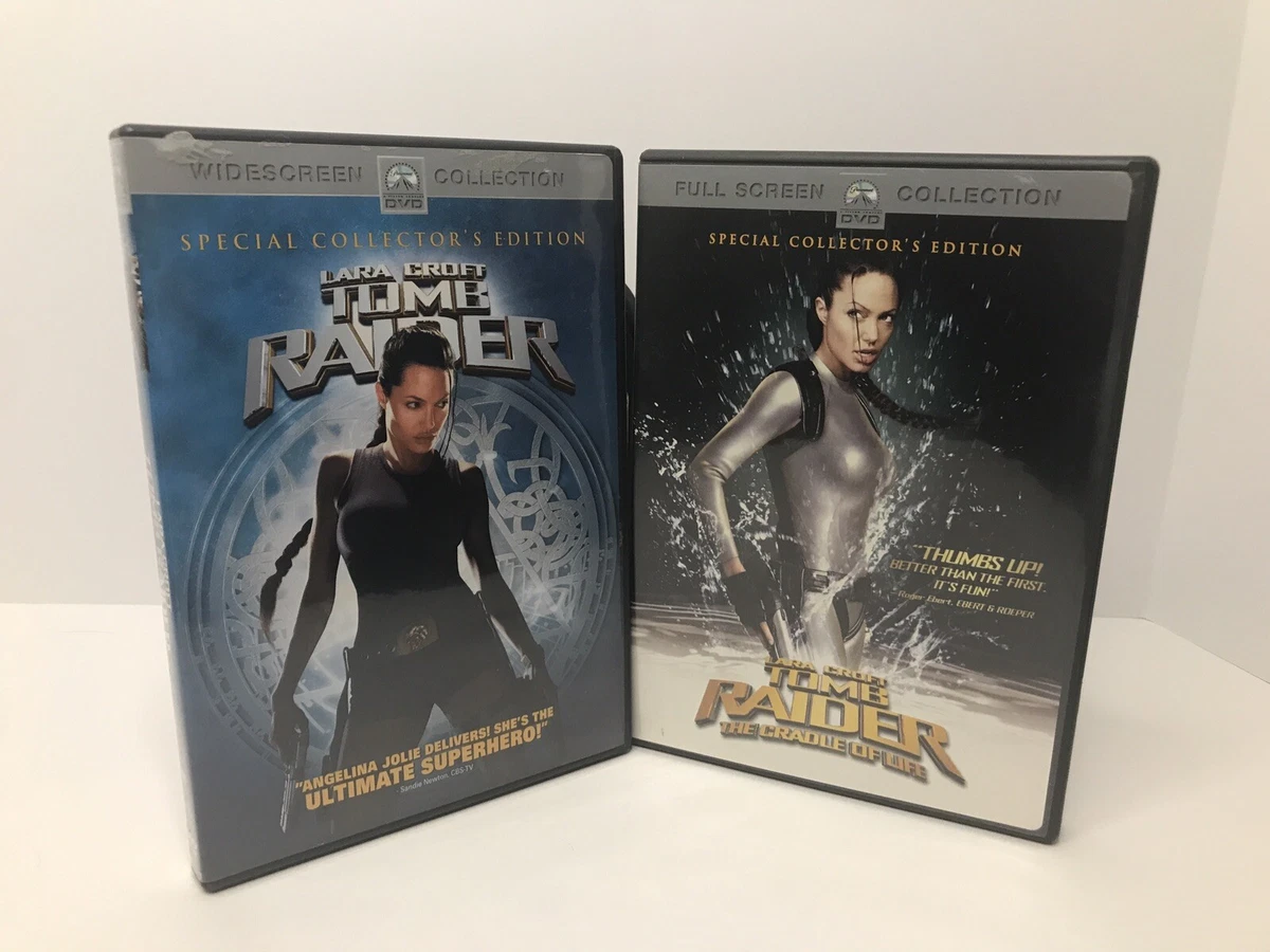 Kit 2 Dvds Lara Croft Tomb Raider - Angelina Jolie *lacrados