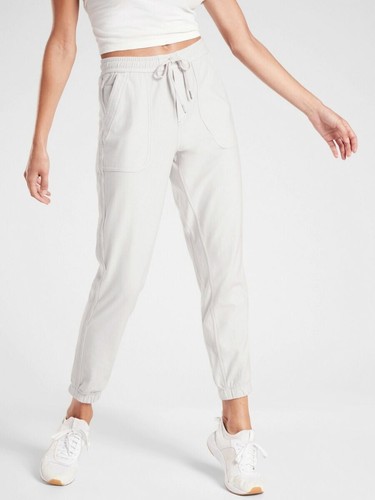 Athleta Farallon Jogginghose sportliche Jogginghose creme beige Größe 4 Damen - Bild 6 von 6