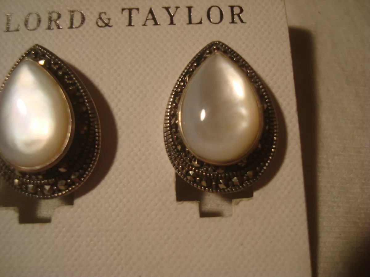Lord and taylor sterling silver earrings sale