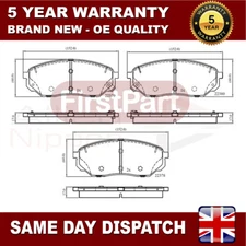 Fits Kia Sorento 2015- Hyundai Santa Fe 2018- Firstpart Front Brake Pads Set