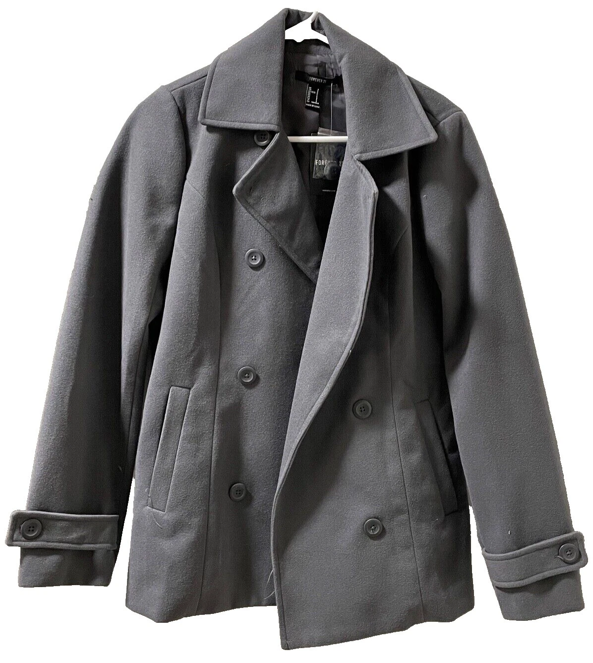 Pea Coat Casual FOREVER 21 abrigos, chaquetas y chalecos para Mujeres