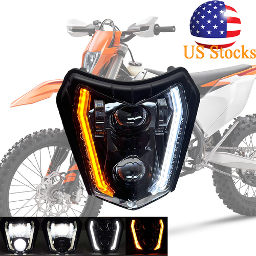 LED Scheinwerfer Für KTM EXC & SMC-R - DRL, Fernlicht, Abblendlicht