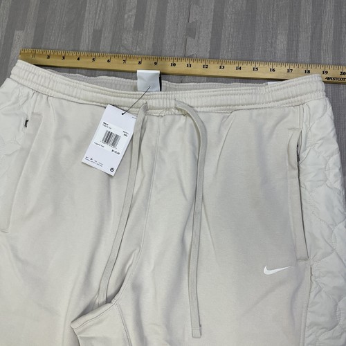 Nike Dri-FIT Standard Issue Basketball Sweat Pants Mens 2XL FN2670 Ivory $115 - 第 3/8 張圖片