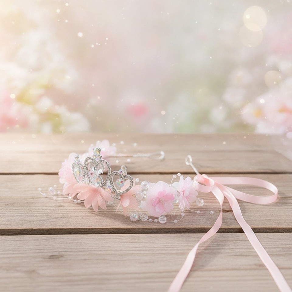 Di Fiori Floreale Cerchietto con Fiori Brillante per Bambine