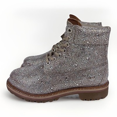 Jimmy Choo X Timberland - 6'' Swarosvski Crystal Embellished Boots