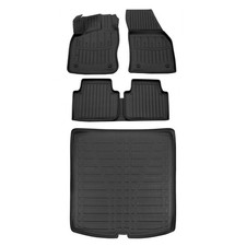 Gummimatten + Kofferraumwanne SET für Skoda Kodiaq 2016-2023