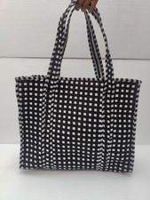 Handmade Quilted Tote Bag Lightweight Quilted Shoulder Bags Tote for Women