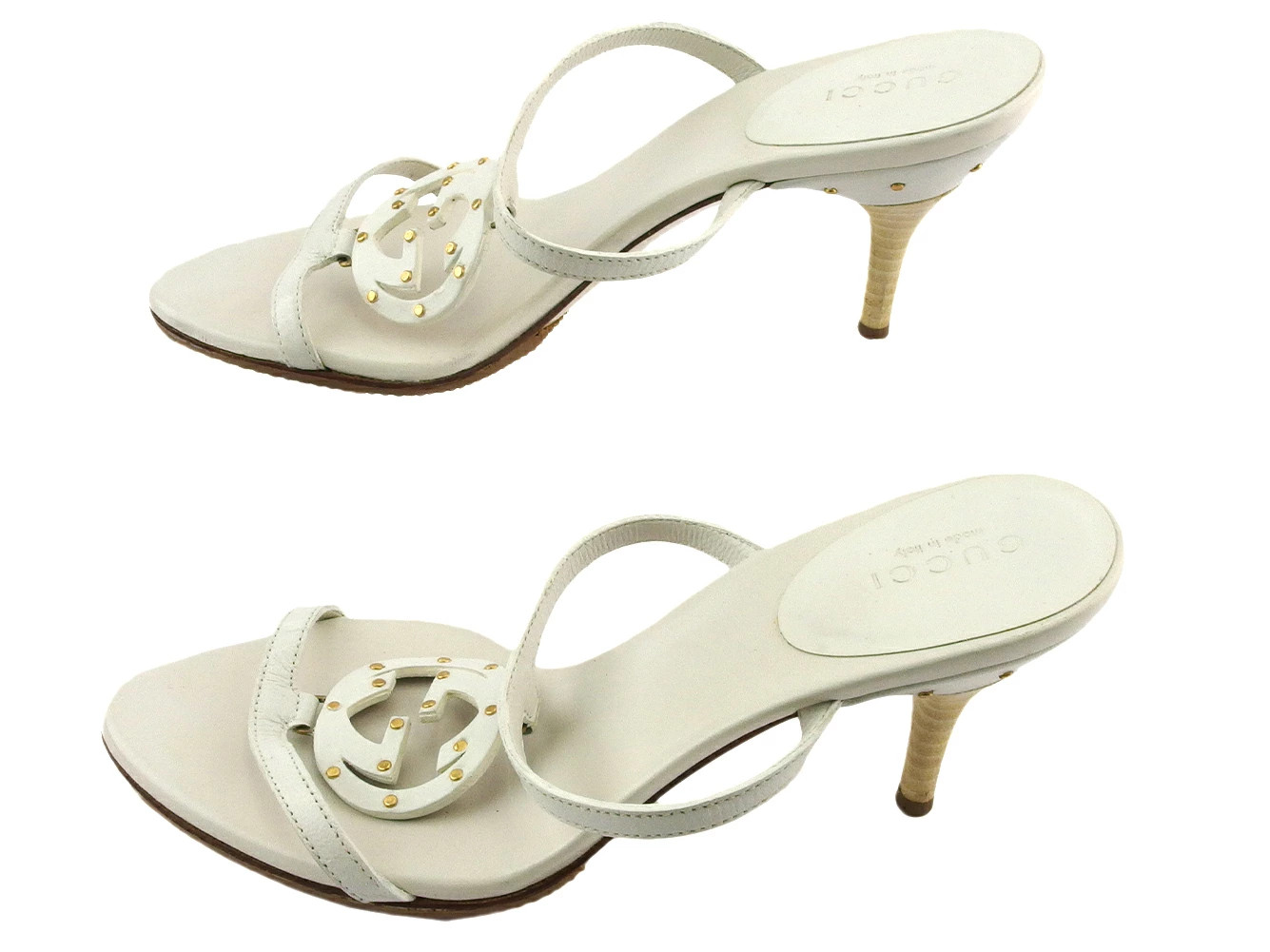 GUCCI Sandals Brand Sandals Sandals Shoes Women's Outlet Summer s White Beige G♯ thumbnail 5