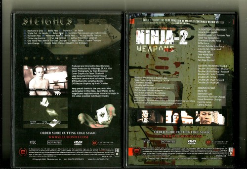 BRAD CHRISTIAN Ninga Volume 1 & 2 (2008, 2 DVD) Stealth Series: Combat Weapons - Imagen 2 de 2