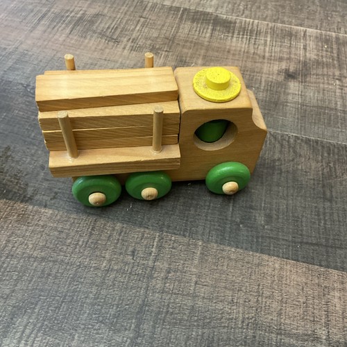 Montgomery schoolhouse wooden truck with blocks - Picture 12 of 14