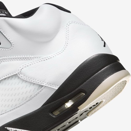 Nike Air Jordan 5 Retro White Reverse Metallic Mens US 7-14 Casual Sneakers New✅ - Picture 7 of 10