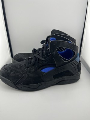 Nike Air Flight Huarache OG Black Lyon Blue Fab 5 Retro Men s  11.5