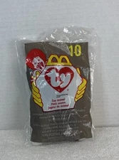 Rare TY Teenie Beanie Babies #10 “Zip” McDonald’s Corp With Errors 1993 1998 New