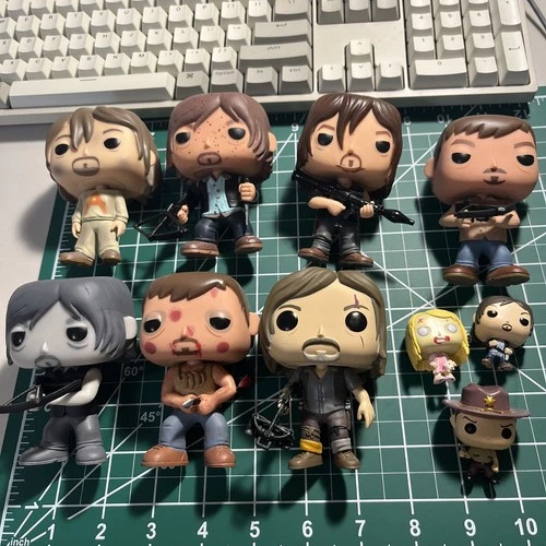 Funko Pop The Walking Dead Out of Box Lot of 10 Rick Grimes Daryl Dixon