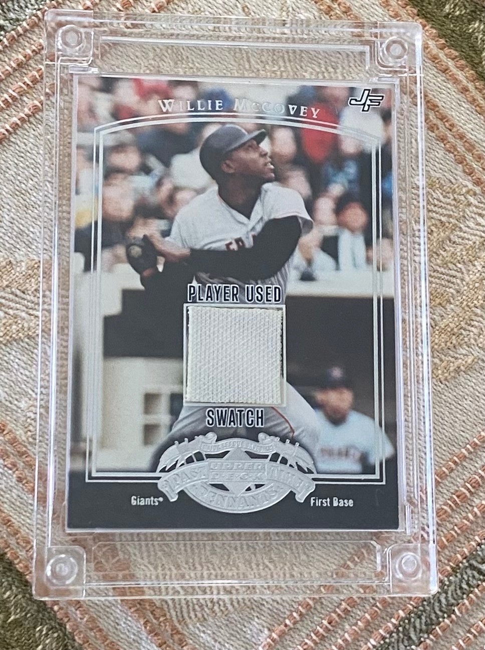 2022 Jersey Fusion Baseball Willie McCovey Game used Patch view 1
