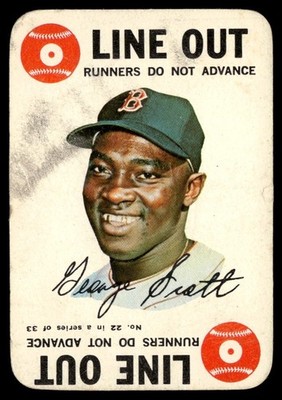1968 Topps Game George Scott - VG+ (ST) Boston Red Sox #22