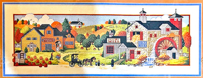 Dimensions Macintosh Mill Counted Cross Stitch Kit Charles Wysocki 1994 NIP 3774