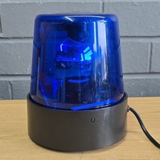 Blue Rotating Police Beacon Light Lifeworks WS-10050 Novelty Lamp