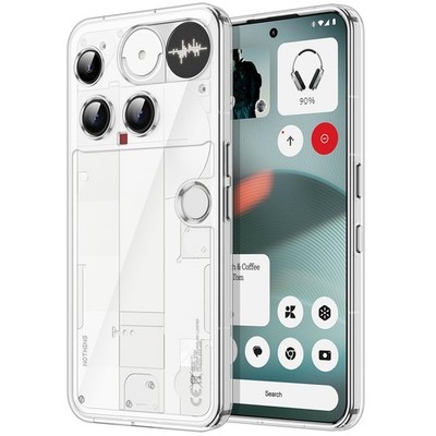 JETech Case for Nothing Phone 3, Durable Transparent TPU for Drop Protection