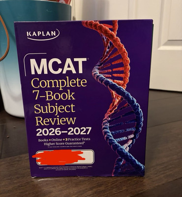 Kaplan MCAT Complete 7-Book Subject Review 2026-2027 Study Guide Box Set