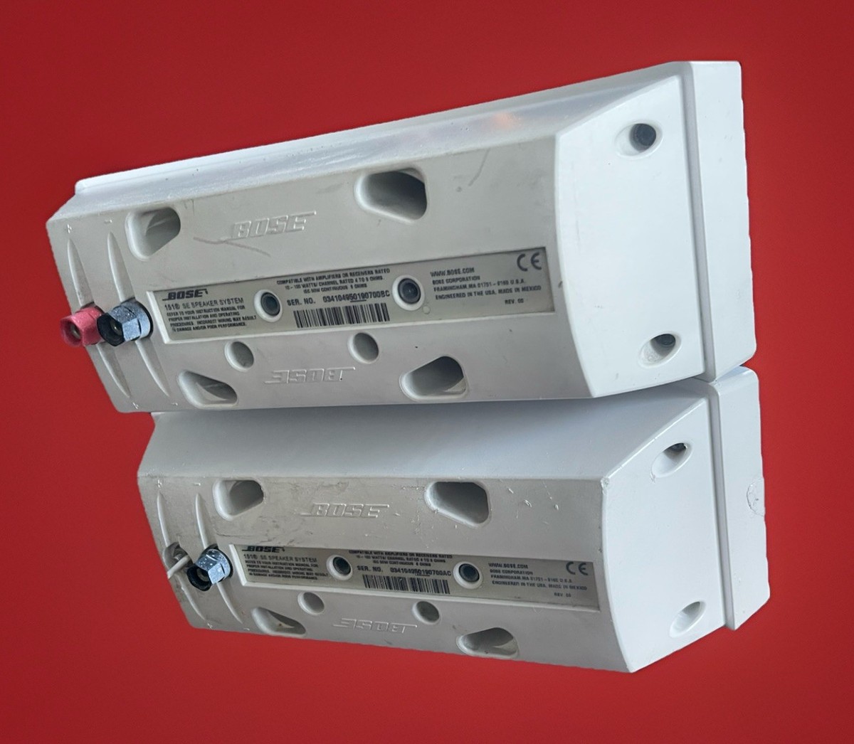 Bose SE 151 Outdoor Environmental Speakers Set - White No Brackets