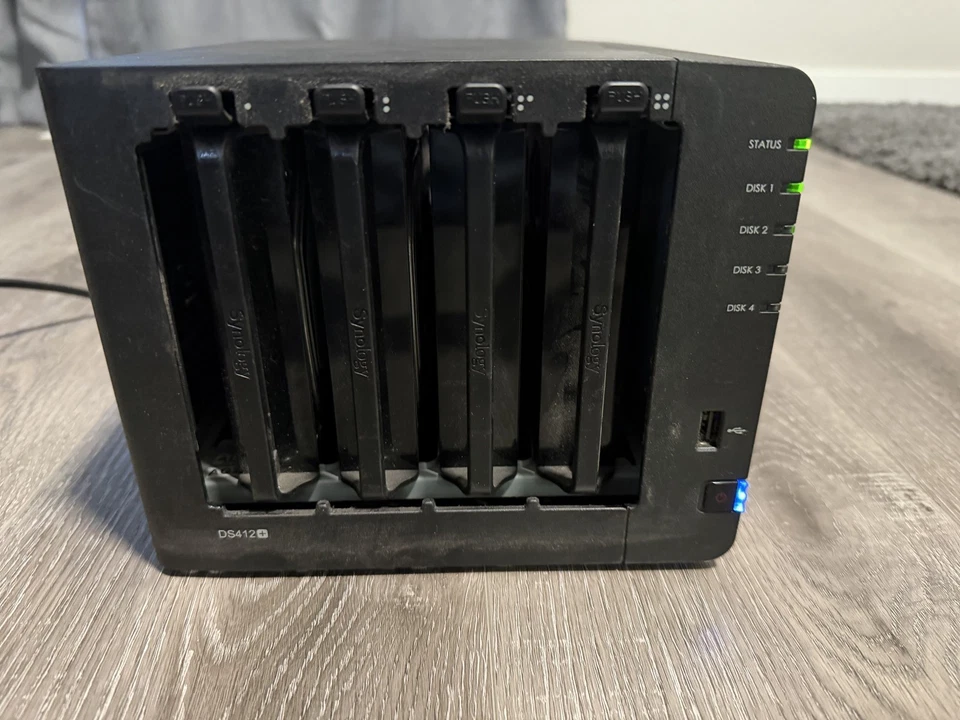 Synology DiskStation DS412+ With (2) 4TB Hard Drives - Image 3 of 4