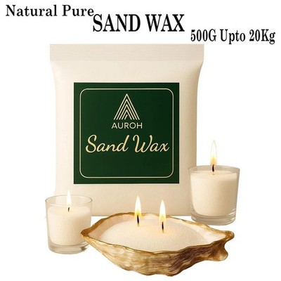 Sandwachs 1KG-10KG Kerze selbstschmelzend Granulat Wachs für Kerzen & Wohndeko einfach