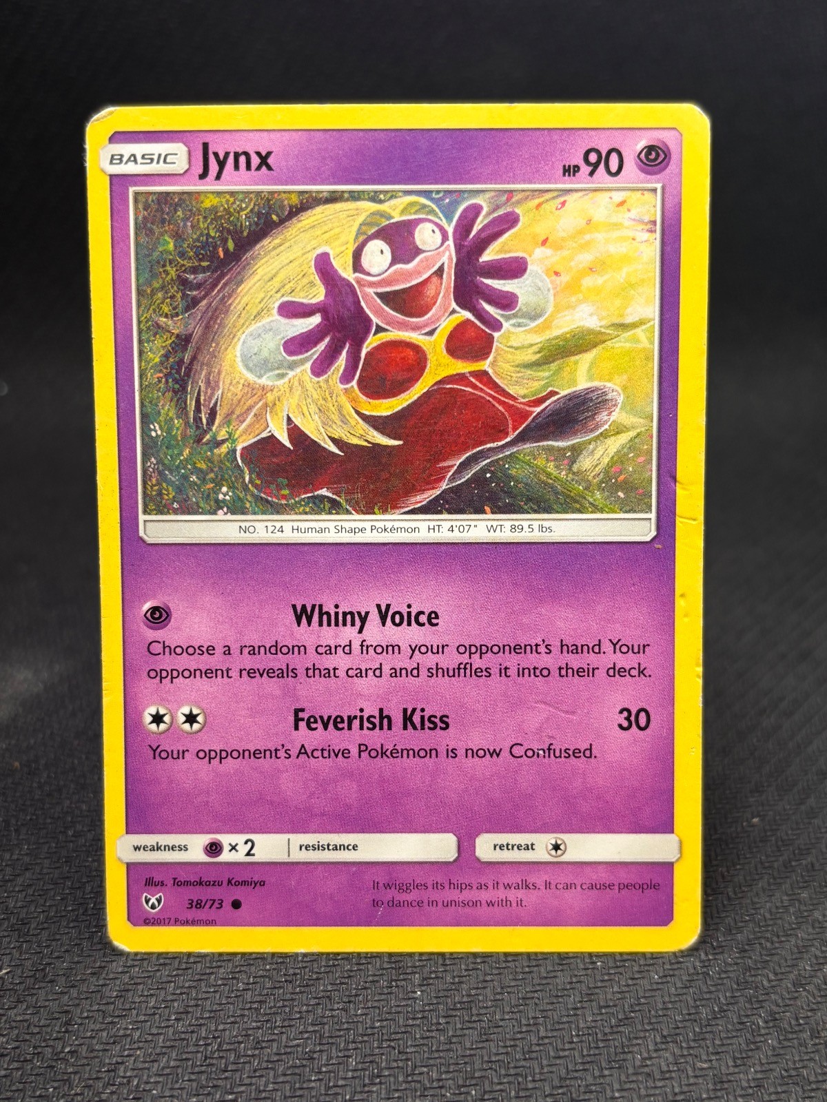 Jynx 38/73 Common Shining Legends Pokemon Heavily Played