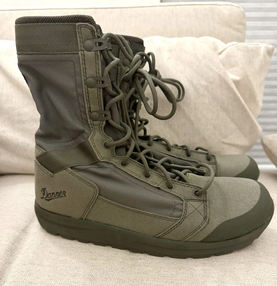 Тактические ботинки Danner Tachyon 8 дюймов цвет Sage Green розничная цена 180 долл. США размер 9 новые без ценников - Изображение 3 из 4