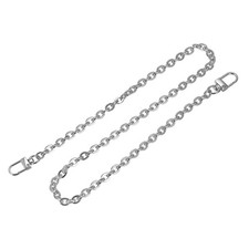 31"x0.28" Purse Chain Strap, Purse Handle Shoulder Replacement Straps, Silver