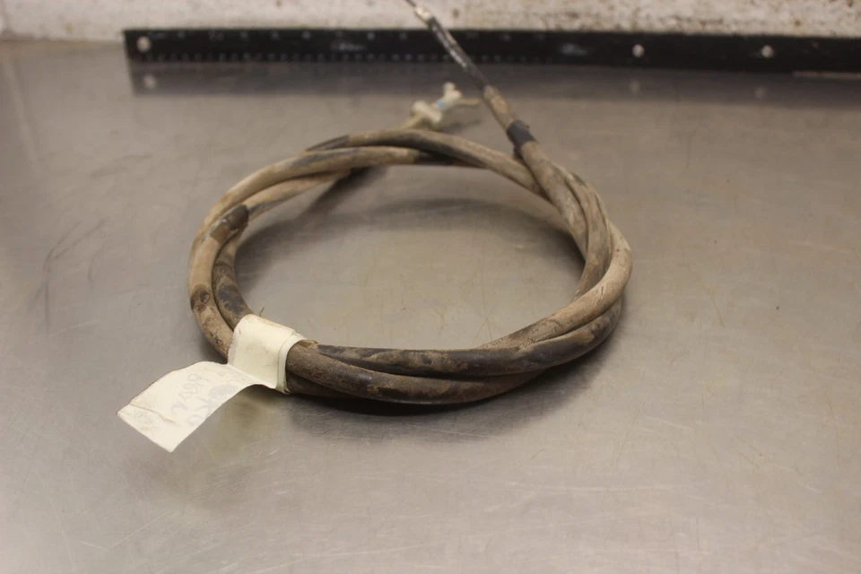 2002 Kawasaki Prairie 650 KVF650A 4x4 HAND PARK BRAKE CABLE LINE Z502 - Image 2 of 4