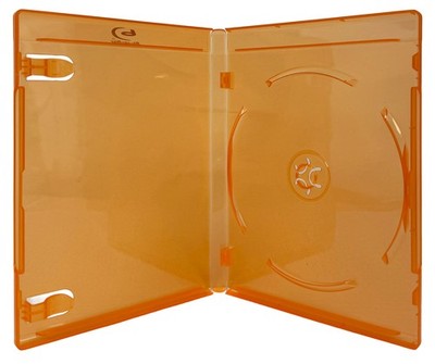 PREMIUM STANDARD Orange Blu-Ray Single Cases 12MM Lot