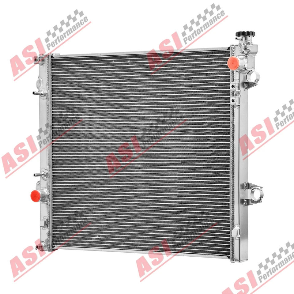 Radiador de aluminio de 2 filas para Toyota 4Runner FJ Cruiser V6 2003-2009 2007 4,0 L Foto 4 de 4